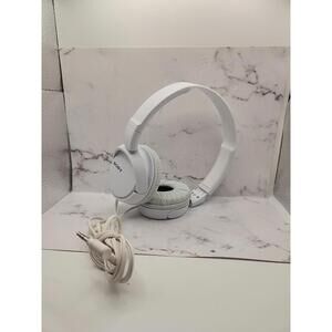 Sony-1-7-1-Konan Minato-ku Wired Headphones White Over the Ear Folding Compact